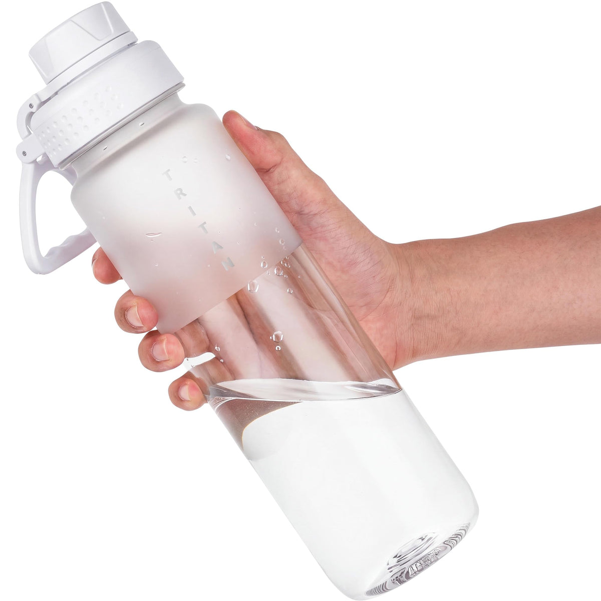 OLDLEY 32oz Matte Water Bottle with Handle, Tritan Leakproof Sports Bottle