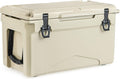 Goplus Cooler, Insulated Large Ice Chest with Portable Handles, Integrated Cup Holders, Leak-Proof Tight Latches, 5-7-day Ice Retention, Heavy Duty Hard Coolers for Beach, Picnic, Camping, Boat