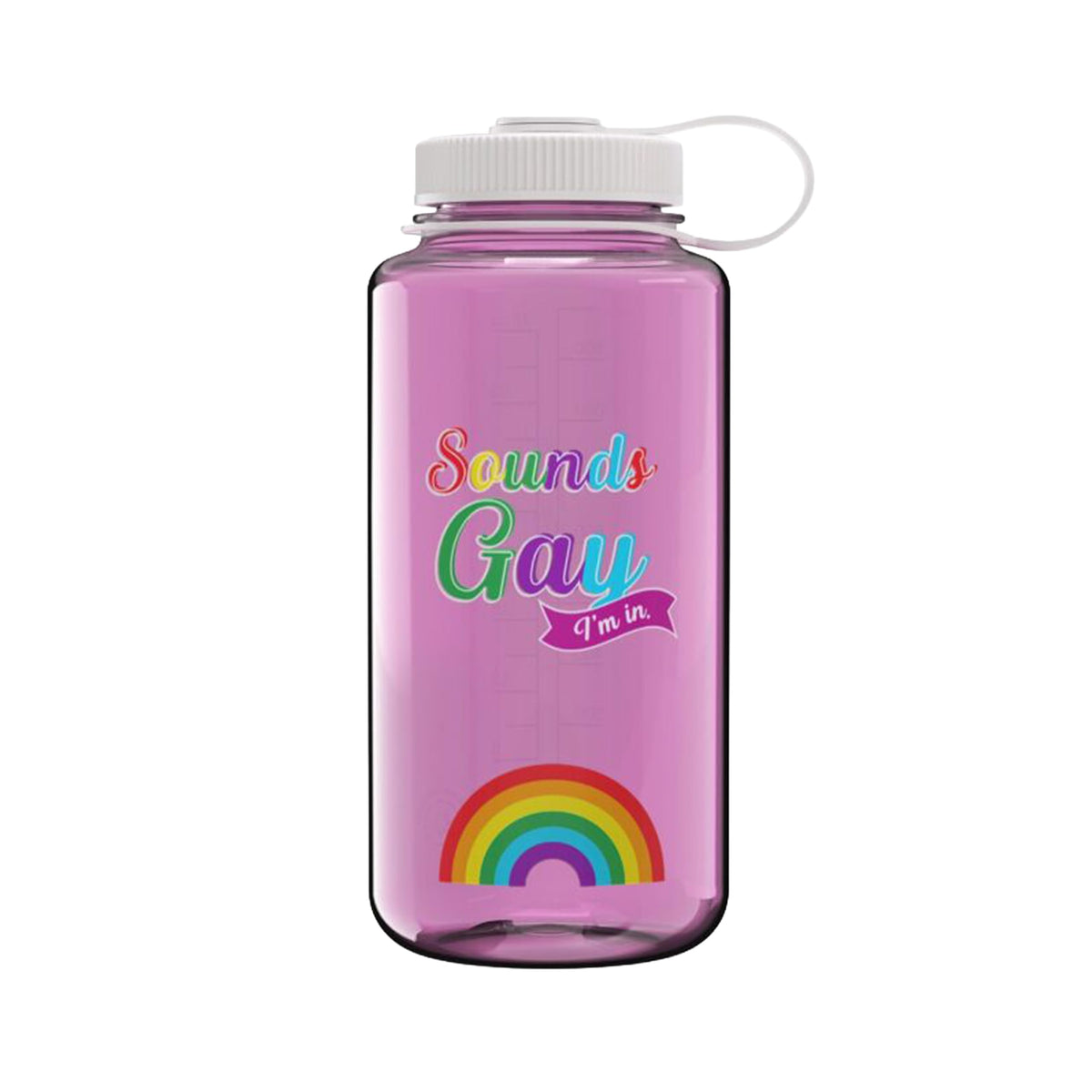 Nalgene 32 oz Wide Mouth Water Bottle, Amethyst