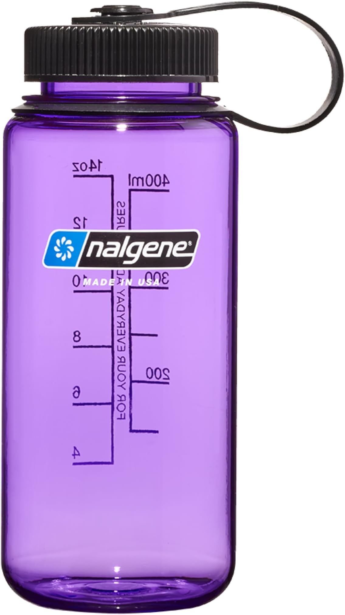 Nalgene 16 oz Wide Mouth Water Bottle, Amethyst