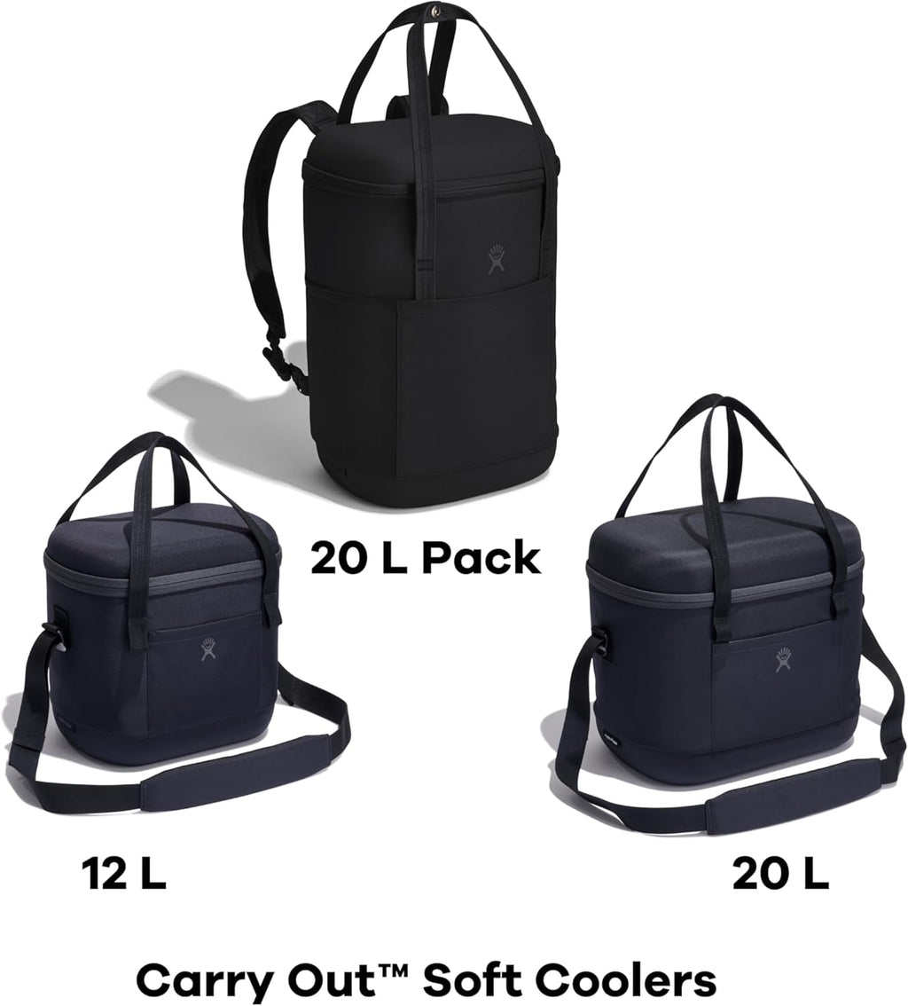 Hydro Flask Cooler Bag - Insulated Portable Soft Cooler - 12 L Capacity in Cascade and SURF