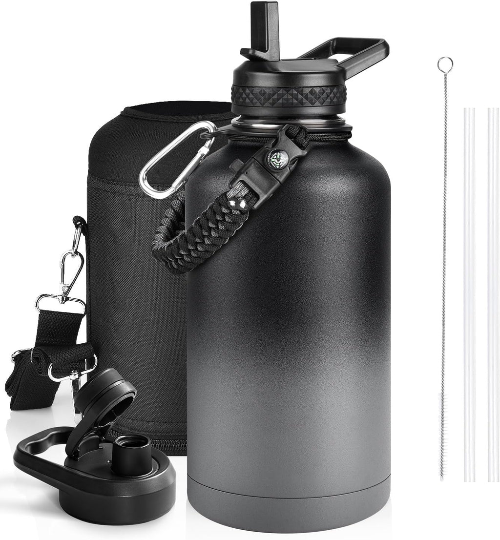 Outdoor sports Insulated Water Bottle with Accessories Set