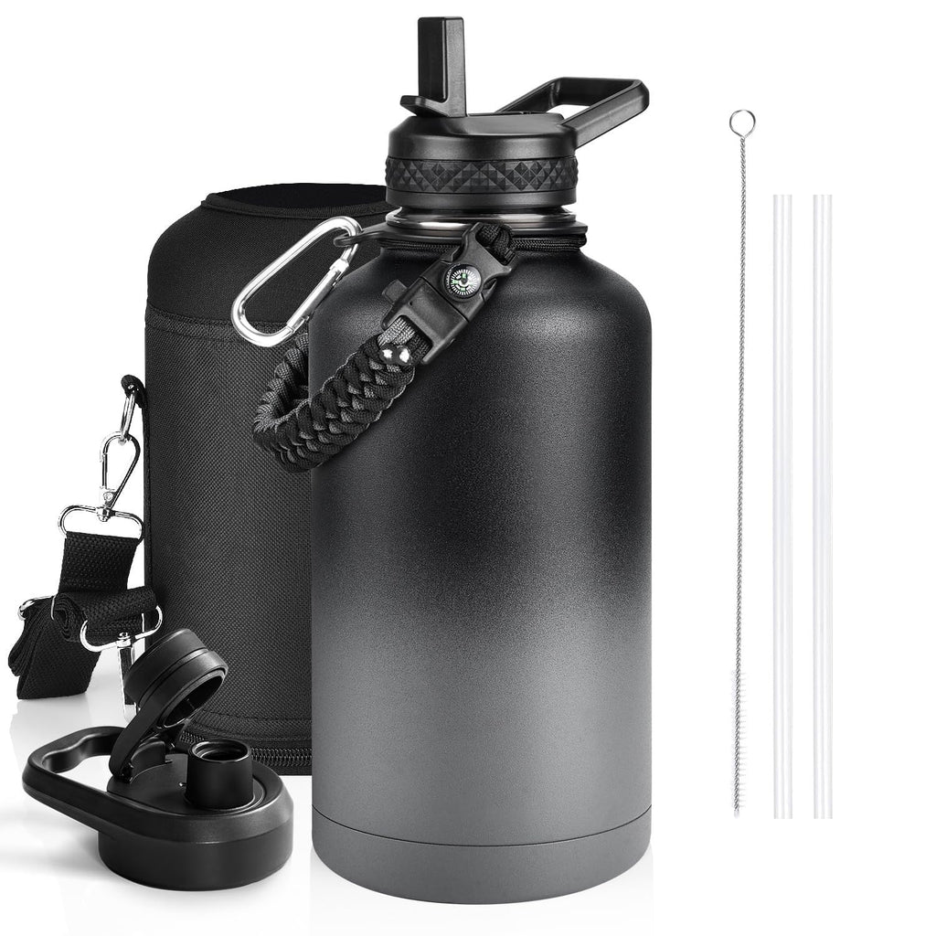 Outdoor sports Insulated Water Bottle with Accessories Set
